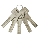Секрет цинковый PARTNER PZC 90 40/50SN лазерный ключ/ключ никель 5 ключей