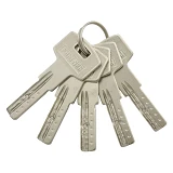 Секрет цинковый PARTNER PZC 90 45/45SN лазерный ключ/ключ никель 5 ключей