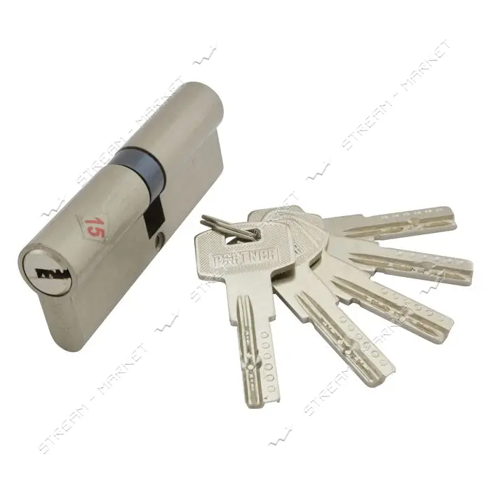 Секрет цинковый PARTNER PZC 90 45/45SN лазерный ключ/ключ никель 5 ключей