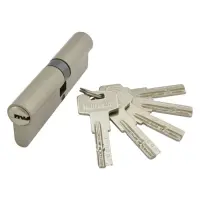 Секрет цинковый PARTNER PZC 95 45/50SN лазерный ключ/ключ никель 5 ключей                           