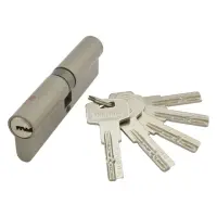 Секрет цинковый PARTNER PZC 100 50/50SN лазерный ключ/ключ никель 5 ключей                          