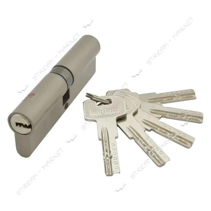 Секрет цинковый PARTNER PZC 100 50/50SN лазерный ключ/ключ никель 5 ключей                          