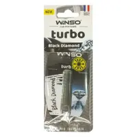 Ароматизатор Winso целлюлозный с капсулой Turbo Black Diamond                                       