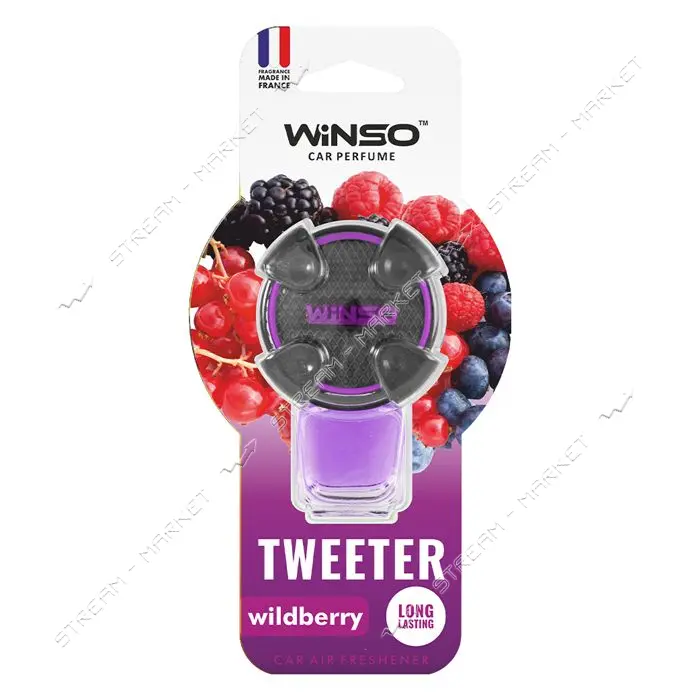 Ароматизатор Winso Tweeter Wildberry 8мл на дефлектор