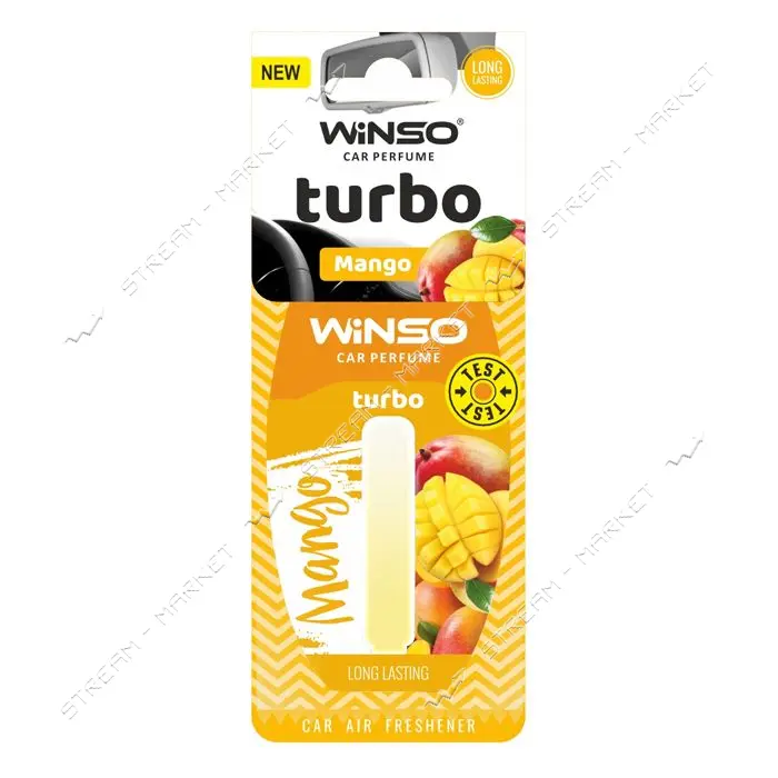 Ароматизатор Winso целлюлозный с капсулой Turbo Mango                                               