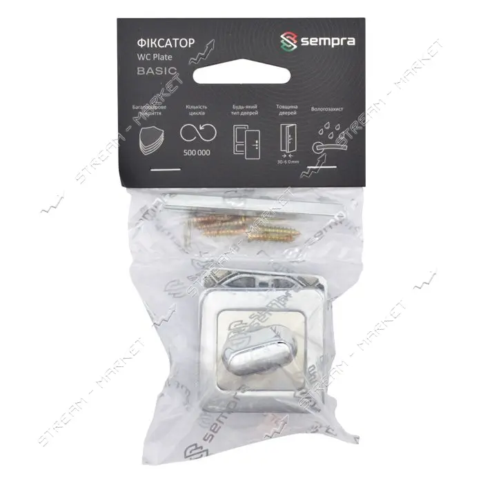 Фиксатор квадратный Apecs Sempra WC-2207-CR                                                         