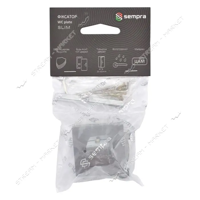 Фиксатор квадратный Apecs Sempra WC-3016-CRS                                                        