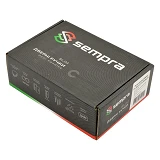 Ручка на розетах Sempra H-30111-А-BLM/B черный матовый с глянцевой вставкой                         