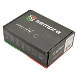 Ручка на розетах Sempra H-30111-А-NISM/W (матовый никель с белой вставкой)                          