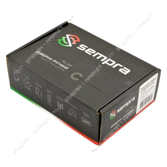 Ручка на розетах Sempra H-30116-А-GRF графит