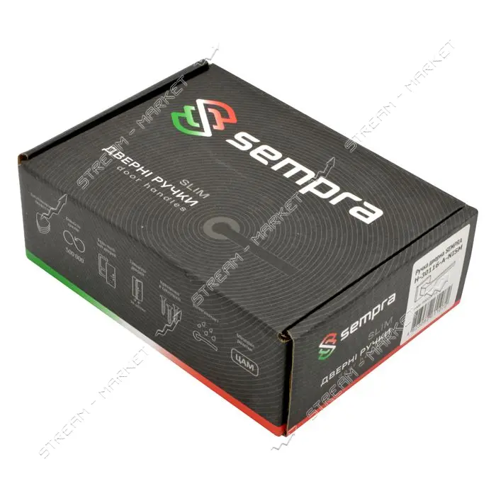 Ручка на розетах Sempra H-30116-А-NISM никель матовый                                               