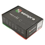 Ручка на розетах Sempra H-30118-А-BLM/B (черный матовый c глянцевой вставкой)                       