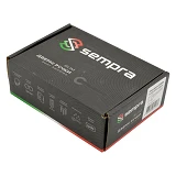 Ручка на розетах Sempra H-30120-А-CR/B (хром с черной вставкой)                                     