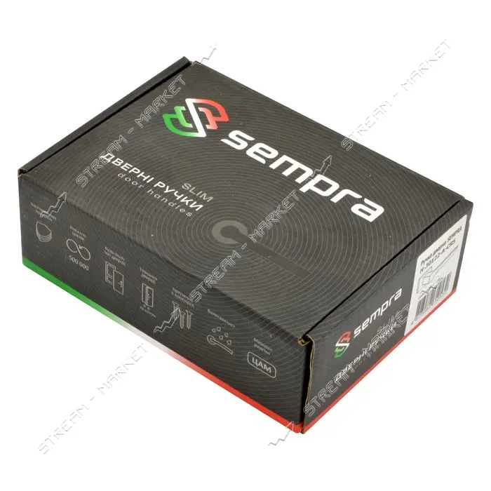 Ручка на розетах Sempra H-30122- А-CRS (Хром)