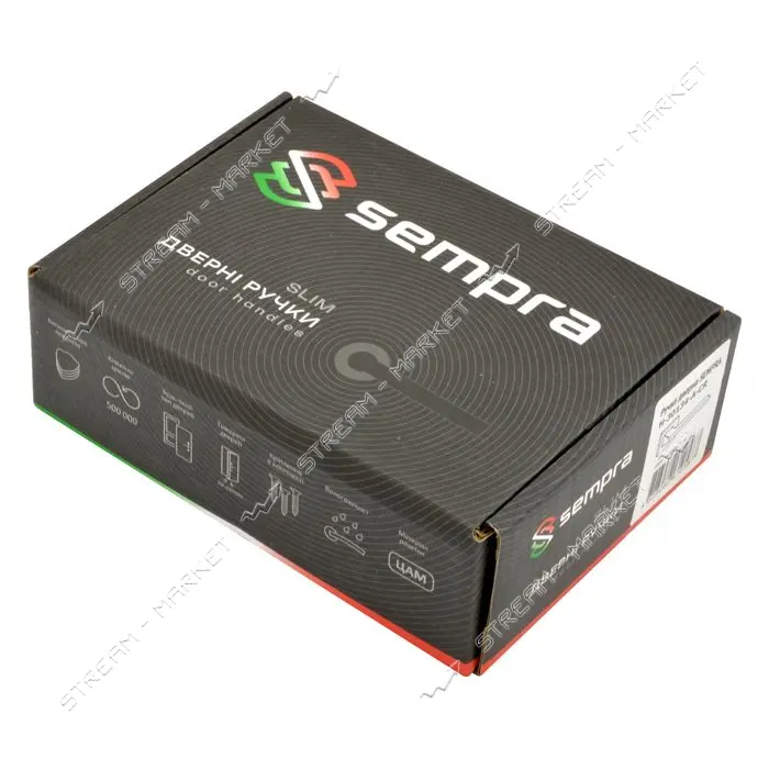 Ручка на розетах Sempra H-30134- А-CR (хром)