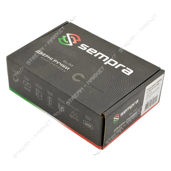 Ручка на розетах Sempra H-30134- А-CRS(хром)                                                        