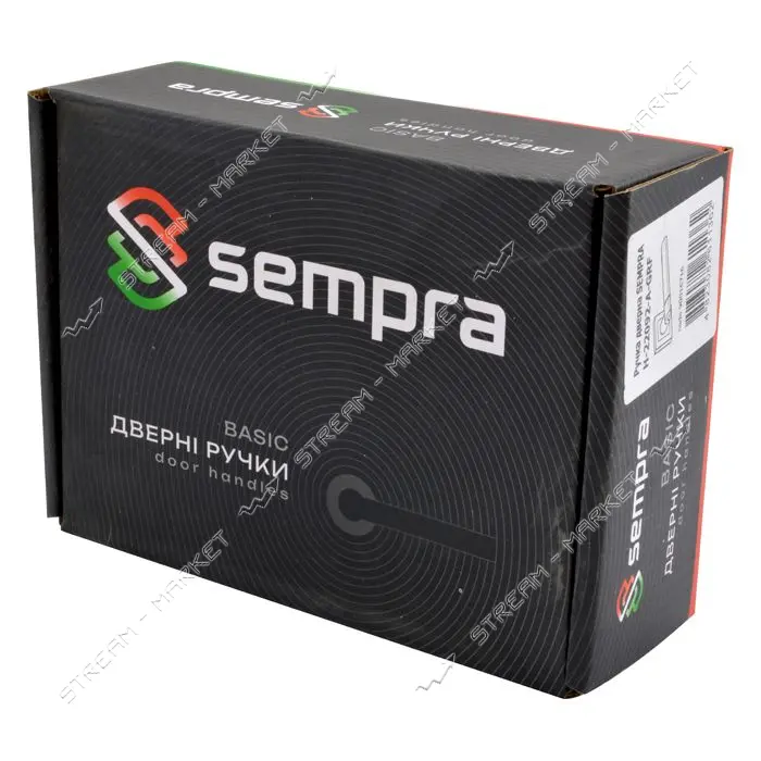Ручка на розетах Sempra H-22092-А-GRF графит