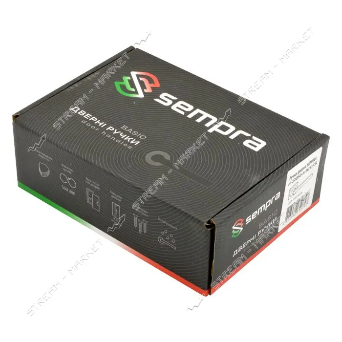 Ручка на розетах Sempra H-22050- А-NiS/CR