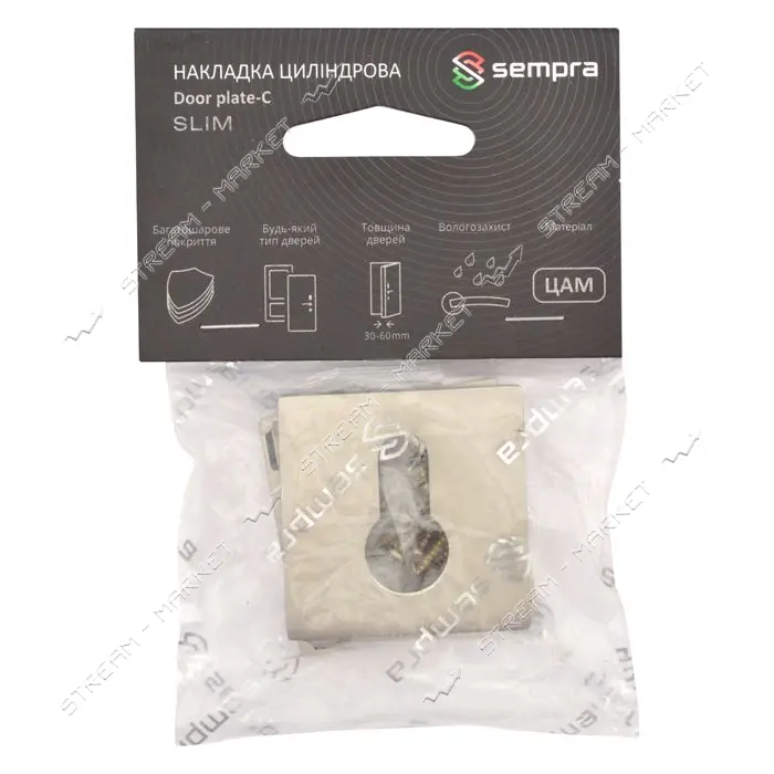 Накладка дверная Sempra декоративная DP-C-30-NISM                                                   
