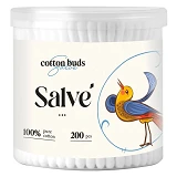 Ватные палочки Salve круглые 200шт                                                                  