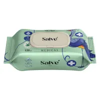 Салфетки влажные медицинские Salve 120шт                                                            