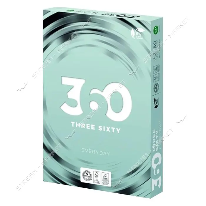 Бумага офисная Everyday 360 А4 80г/м2 5х500л класс C