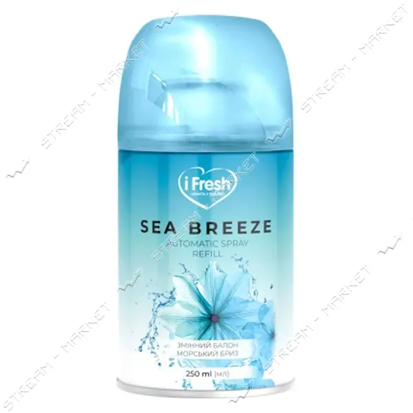 Освежитель воздуха iFRESH Sea Breeze сменный баллон 250мл                                           