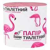 Туалетная бумага Альбатрос 686 с перфорацией 1шт розовая