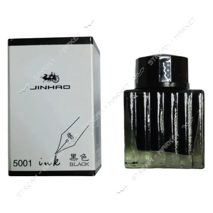Чернила Jinhao 5001-BLK 50мл черные                                                                 