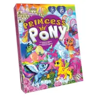 Игра-ходилка настольная Princess pony DTG 96                                                        