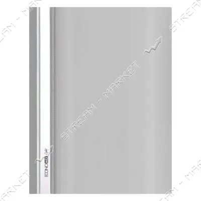 Скоросшиватель пласт А-4 EconoMix Е31510-10 серый                                                   