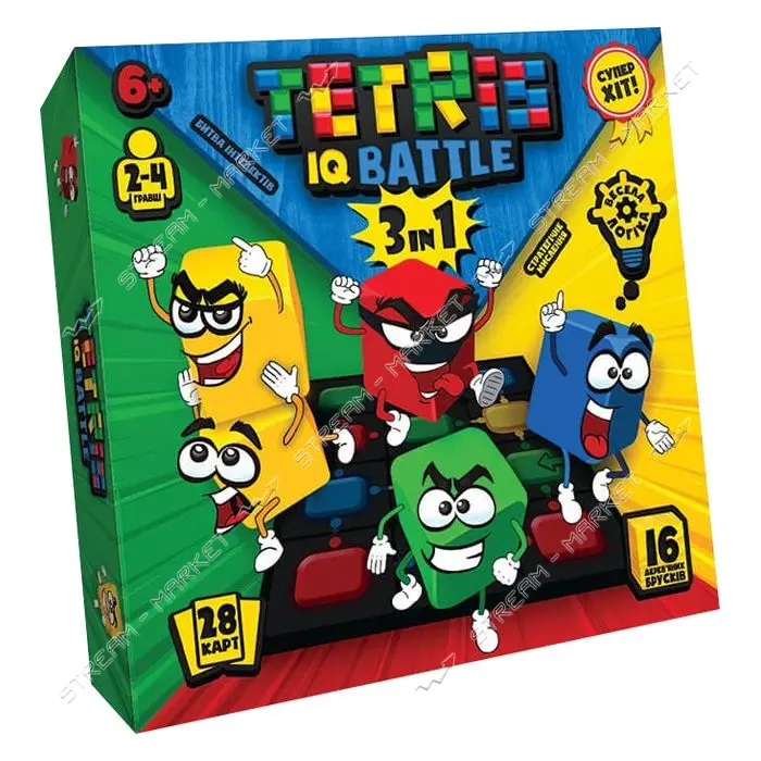 Игра настольная Тетрис G-TIB-02 25х25х4.2см                                                         
