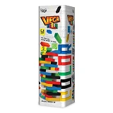 Игра настольная Дженга Vega Color GVC-01 100х100х300мм 54 бруска