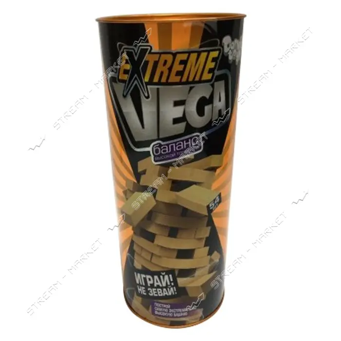 Игра настольная Дженга Vega EXTREME VGE-01 54 бруска