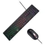 Клавиатура плюс мышь Zerodate K13 английская раскладка черный