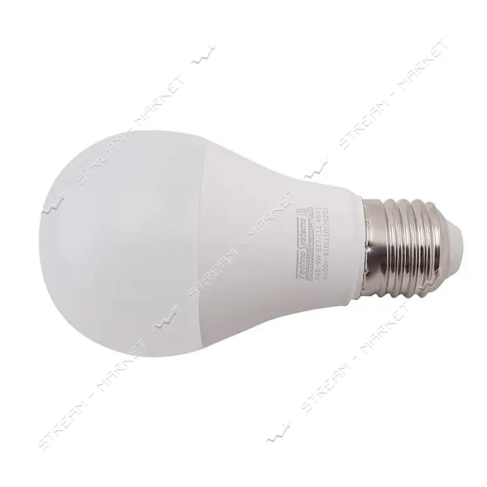 Лампа светодиодная низковольтная Techno Systems LED Bulb A60-9W-E27-AC/DC 12-48V-4000K-810L ICCD    
