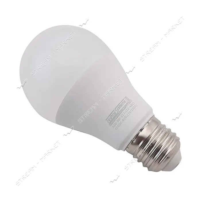 Лампа светодиодная низковольтная Techno Systems LED Bulb A60-9W-E27-AC/DC 12-48V-4000K-810L ICCD    
