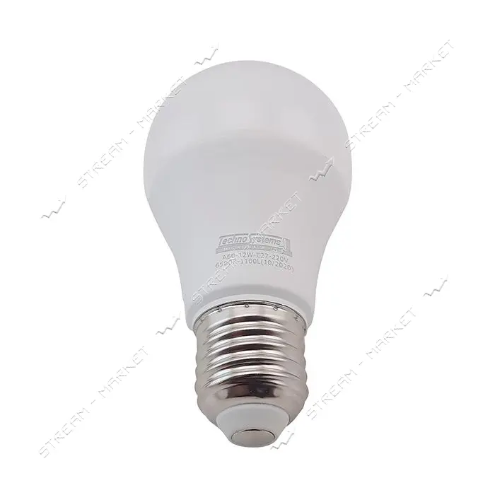 Лампа светодиодная Techno Systems LED Bulb A60-12W-E27-220V-6500K-1100L ICCD шар                    