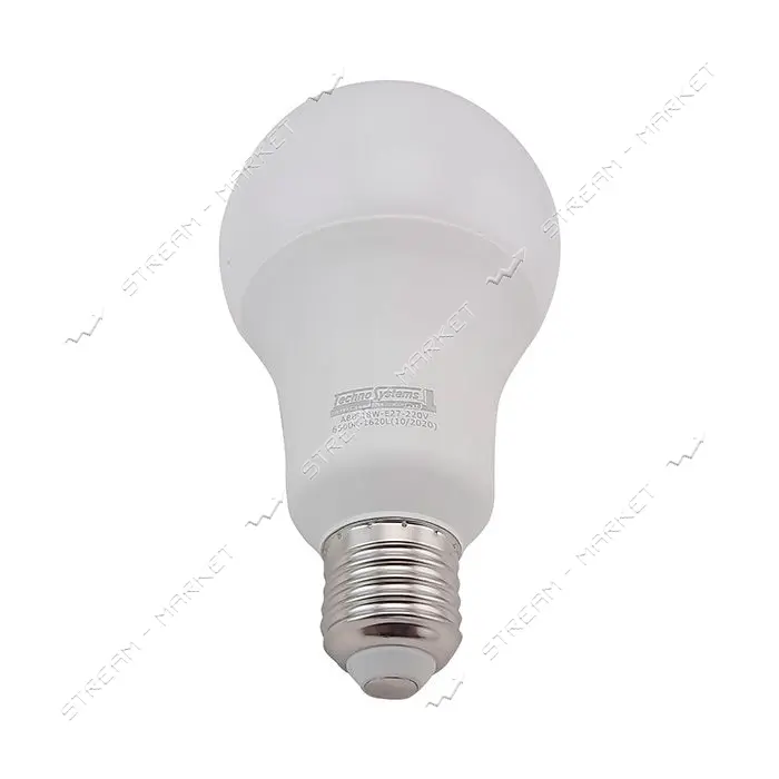 Лампа светодиодная Techno Systems LED Bulb A80-18W-E27-220V-4000K-1620L ICCD шар                    