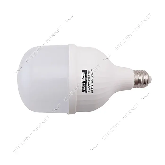 Лампа светодиодная Techno Systems LED Bulb T100-30W-E27-220V-6500K-2700L ICCD                       