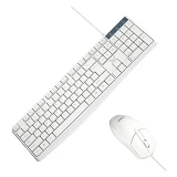 Клавиатура плюс мышь Zerodate LD825 английская раскладка белый                                      