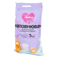 Древесный наполнитель Choice для кошачьих туалетов универсальный 3кг                                