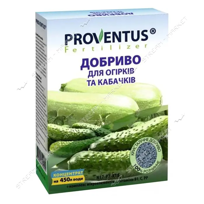 Удобрение Proventus универсальное для огурцов и кабачков 300г                                       