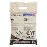 Бентонитовый наполнитель Cat Litter для кошачьих туалетов крупный 5кг