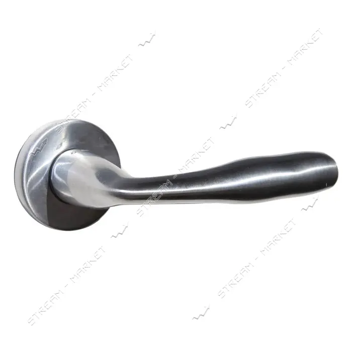 Ручка дверная на розете Ozen 92 FIRAT MAT CHROME аллюминий матовый хром