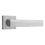 Ручка дверная на розете Ozen DOME MAT CHROME цинк матовый хром