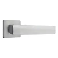 Ручка дверная на розете Ozen DOME MAT CHROME цинк матовый хром