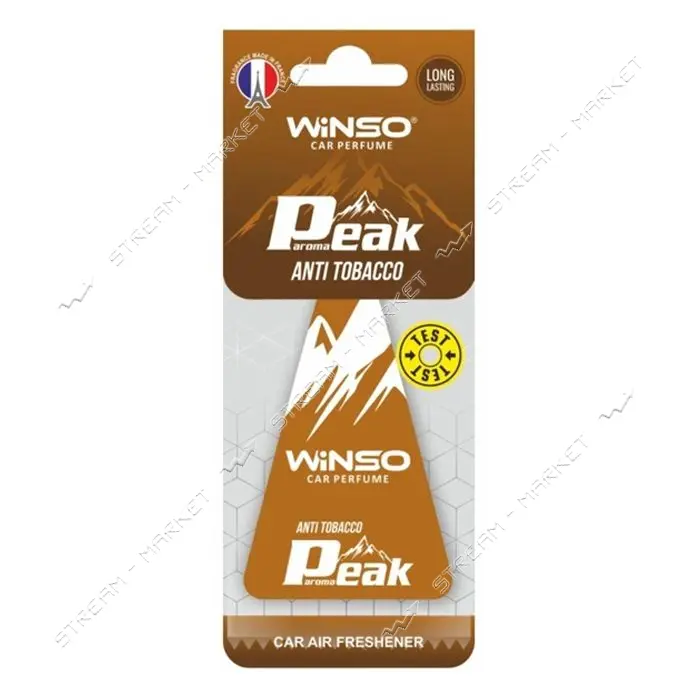 Ароматизатор целлюлозный Winso Peak Anti Tobacco                                                    