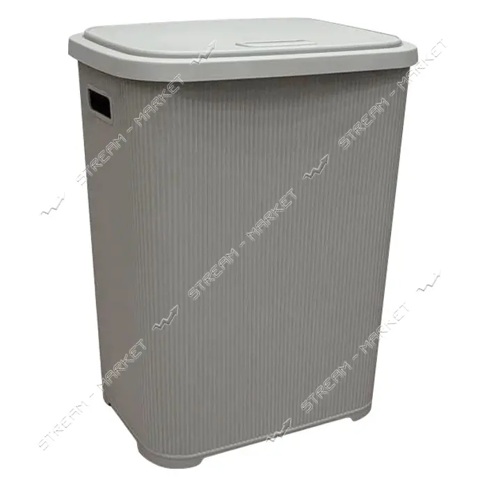Корзина для белья 322 67л серая Турция
