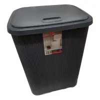 Корзина для белья  322  67л антрацит Турция                                                         